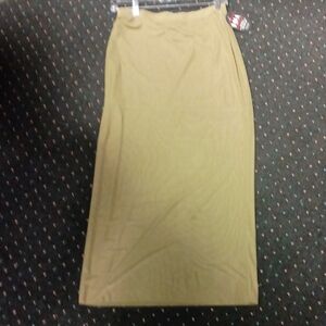 Chic Olive Pencil Skirt